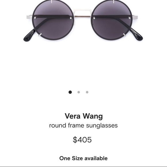 Vera Wang Round Frame Sunglasses BNWT - Picture 4 of 5